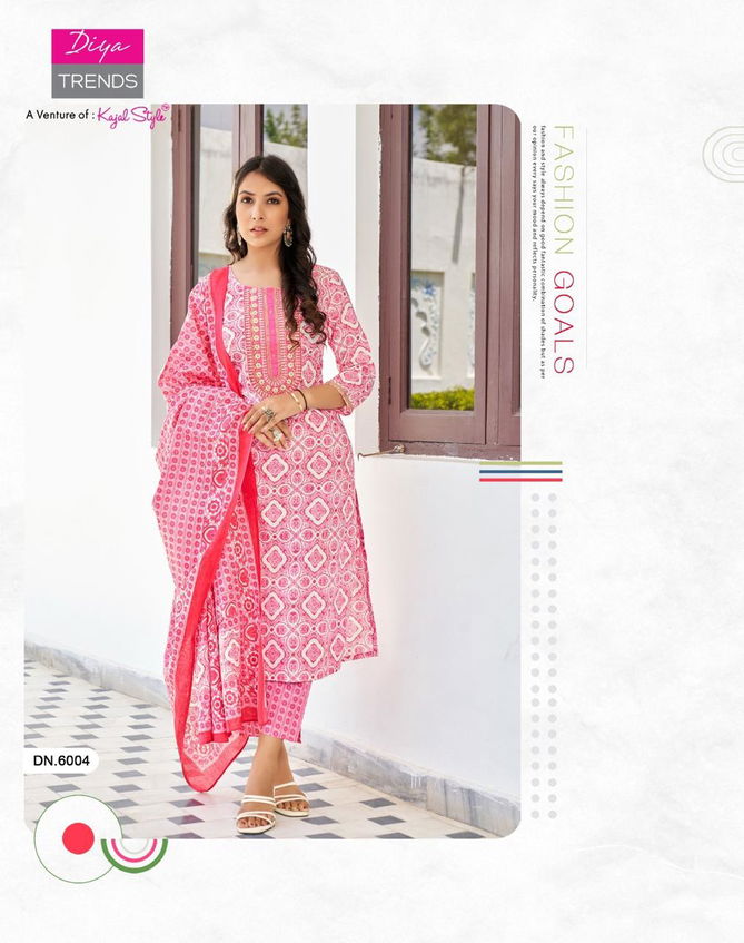 Odhani Vol 6 By Diya Trends Readymade Cotton Salwar Suits
